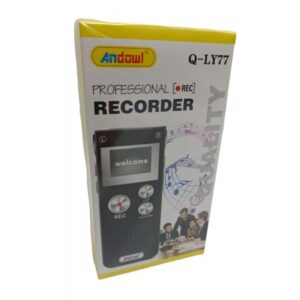 Εγγραφέας Μπαταρίας Μονοκάναλος Ψηφιακός Φορητός με Διάρκεια Εγγραφής 8 Ώρες Andowl Q-LY77