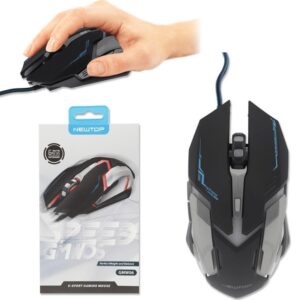 Newtop Gaming Ποντίκι Μαύρο GMW06