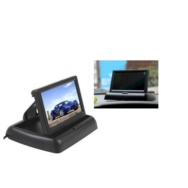 Οθόνη Αναδιπλούμενη 4.3" για Ταμπλό Αυτοκινήτου Universal 25082