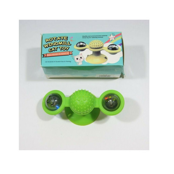 paichnidi_gatas_peristrefomeno_me_ventouza_2_led_fotakia2.jpg Παιχνίδι Γάτας Ανεμόμυλος με φωτάκια Led / Rotate Windmill Cat Toy Green