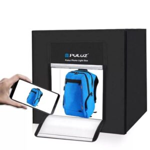Puluz Photo Box Photo PU5080EU with LED Light Φωτιζόμενο με Πολλαπλά Backround 80x80x80cm