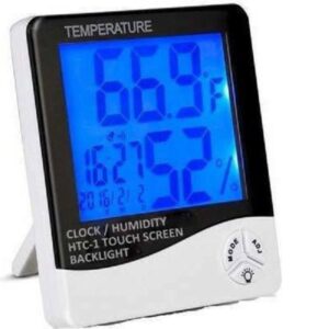 Plus Θερμόμετρo & Υγρασιόμετρo Επιτραπέζιο για Χρήση σε Εσωτερικό Χώρο HTC-1