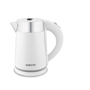 Sokany Βραστήρας 1lt 1200W Λευκός SK-0808