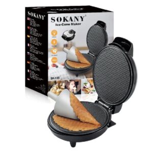 Sokany Συσκευή για Χωνάκι Παγωτού 1200W SK-135