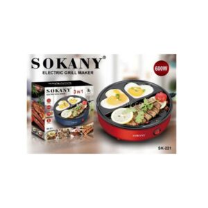 Sokany Ηλεκτρική Ψησταριά 600W SK-221