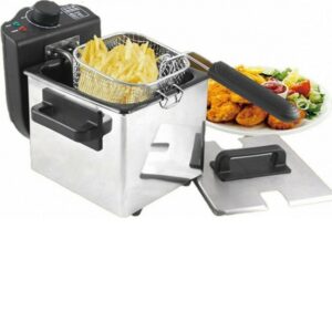 Sokany Φριτέζα Λαδιού με Αποσπώμενο Κάδο 1.5lt Ασημί WJ-804