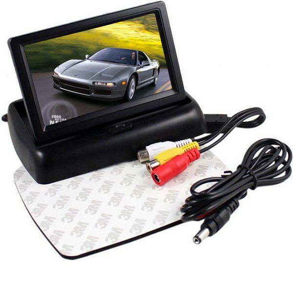 swdsw.jpg Οθόνη Αναδιπλούμενη 4.3" για Ταμπλό Αυτοκινήτου Universal