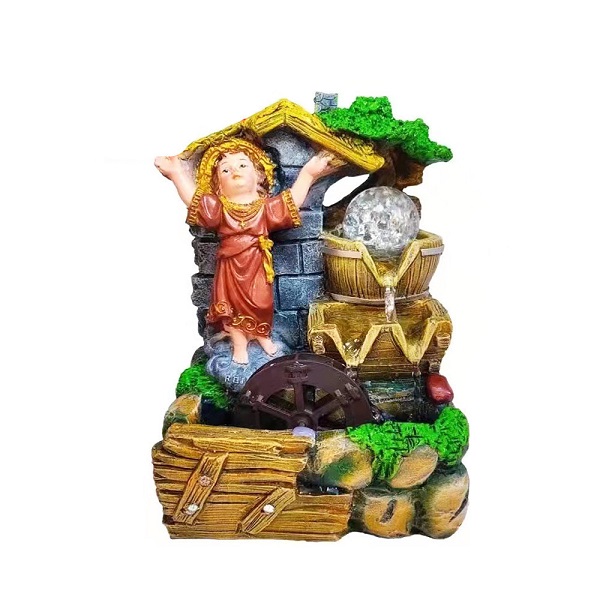 Συντριβάνι Feng Shui 18x15x26cm JX1960