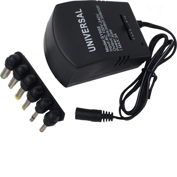 Τροφοδοτικό 3A 30W με σετ βυσμάτων SY668