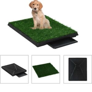 vidaXL-Εκπαιδευτική-Τουαλέτα-Σκύλου-1.jpg Εκπαιδευτική Τουαλέτα Σκύλου Πράσινη Χλόη 63x50x7cm Με Δίσκο ΟΕΜ