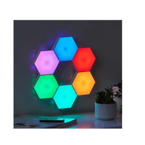 Σετ Διακοσμητικά Φωτιστικά Αφής LED Επιτοίχια RGBW 6τμχ HEX-ON 44202560