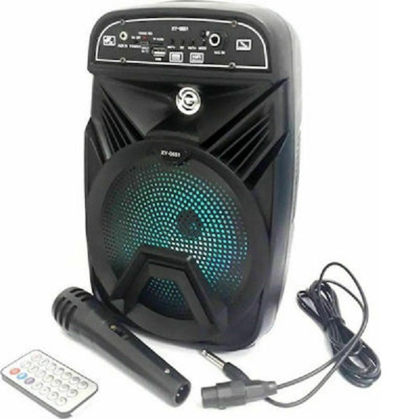 Σύστημα Karaoke με Ενσύρματo Μικρόφωνo XY-0651 σε Μαύρο Χρώμα