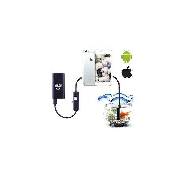 Ενδοσκοπική Κάμερα Αδιάβροχη HD720P με κουτί WiFi για Android, Ios, Σύστημα Windows και Καλώδιο 5 m YPC99