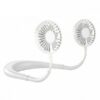 Ανεμιστήρας Λαιμού με 3 Ταχύτητες Επαναφορτιζόμενος Ροζ Λευκό HF09