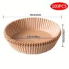 Αντικολλητικό Χαρτί Air Fryer Papper 100τμχ AIR.001.GEN