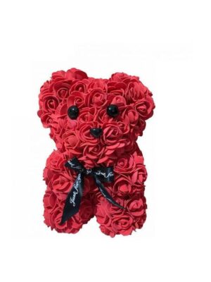 Αρκουδάκι-από-Τεχνητά-Τριαντάφυλλα-Κόκκινο.jpg Αρκουδάκι από Τεχνητά Τριαντάφυλλα Bear Κόκκινο 25cm
