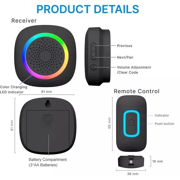 Ασύρματο-κουδούνι-πόρτας-μπαταρίας-με-Led-RL-3995-Λευκό3.jpg Ασύρματο κουδούνι πόρτας μπαταρίας με Led RL-3995 Λευκό