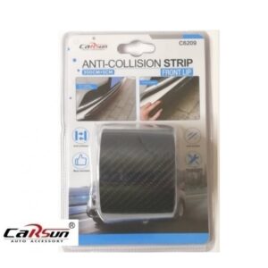 Αυτοκόλλητη προστατευτική λωρίδα αυτοκινήτου 300x5cm μαύρο C6209 CARSUN
