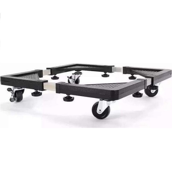 Βάση-Λευκών-Συσκευών.jpg Βάση Λευκών Συσκευών Ρυθμιζόμενη από Πλαστικό με Ρόδες 56x56εκ.