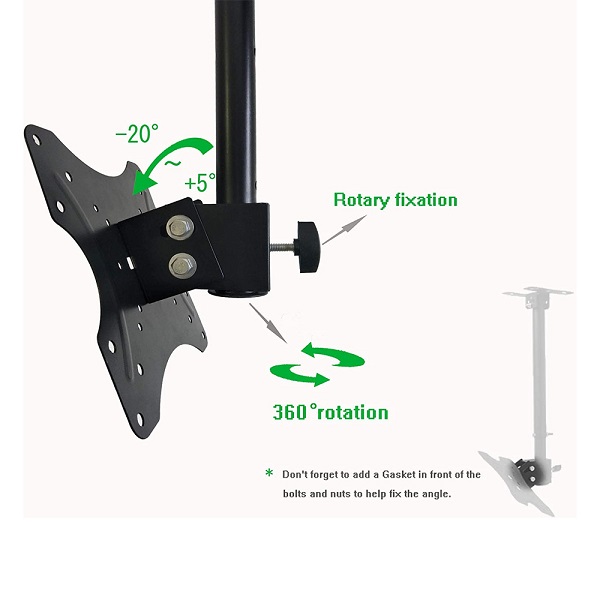 Βάση-Τηλεόρασης-Οροφής-με-Βραχίονα-έως-2-1.jpg Βάση Τηλεόρασης Οροφής με Βραχίονα έως 42" και 15kg