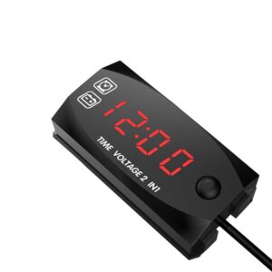 Βολτόμετρο και Ρολόι Αυτοκινήτου Μονή