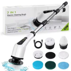 Βούρτσα Καθαρισμού με Λαβή Πλαστική Περιστρεφόμενη Λευκή t02115890