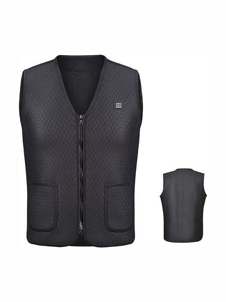 Γιλέκο Εργασίας Θερμαινόμενο Μαύρο TEG-8
