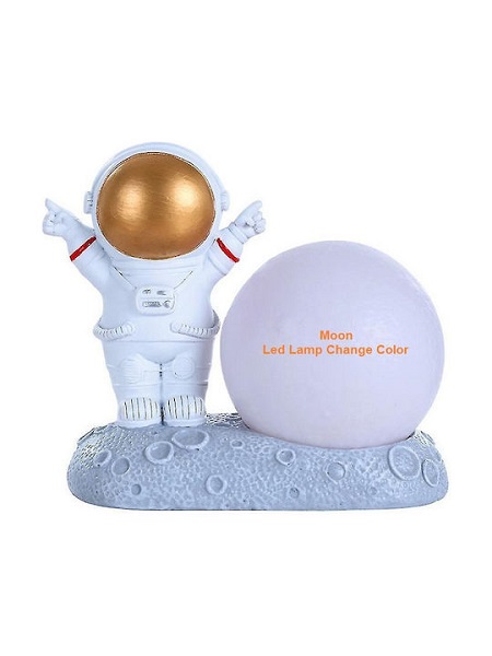 Φωτιστικό Διακοσμητικό Φιγούρα LED σε Γκρι Χρώμα