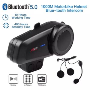 Ενδοεπικοινωνία Μονή για Κράνος Μηχανής με Bluetooth M2 Intercom