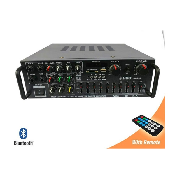 Ενισχυτής με λειτουργία Karaoke Q-GF999 σε Μαύρο Χρώμα Andowl