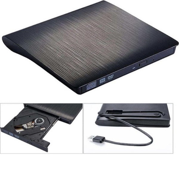 Εξωτερικός Οδηγός Εγγραφής Ανάγνωσης DVD για Desktop  Laptop Μαύρο Andowl Q-T96