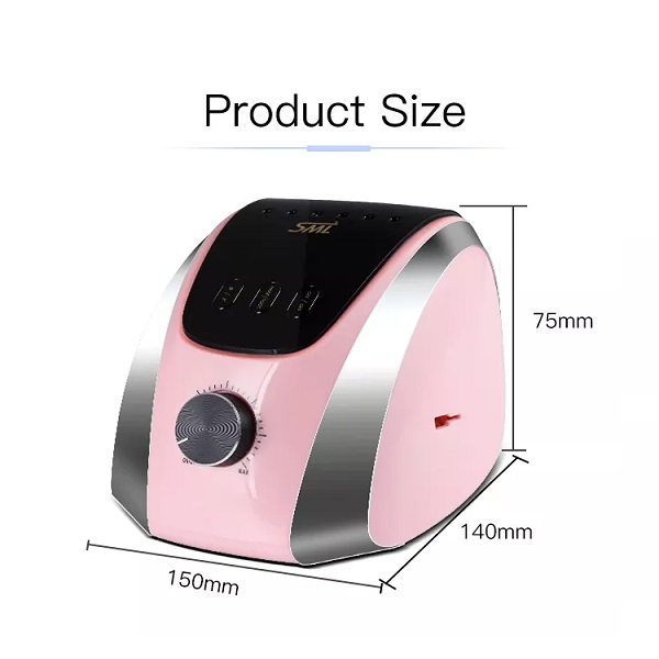 Τροχός Νυχιών 35W, 35.000Rpm με Πεντάλ SML M13 Ροζ