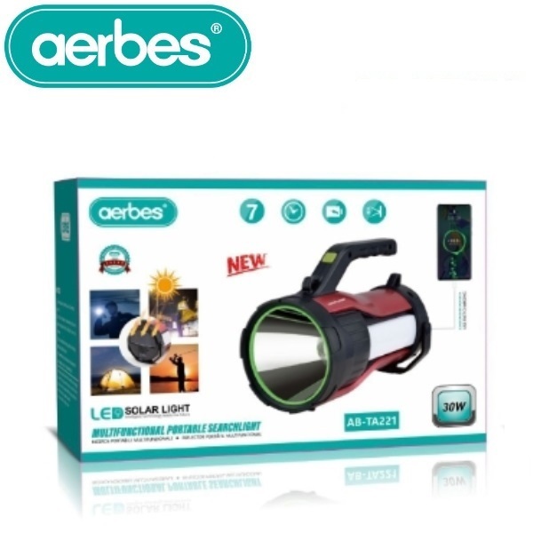 Επαναφορτιζόμενος Προβολέας Χειρός LED Aerbes AB-TA221