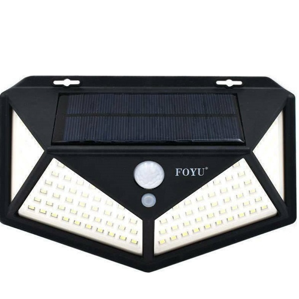 Ηλιακό Φωτιστικό 30W 700lm Επιτοίχιο Ψυχρό Λευκό 6500K με Αισθητήρα Κίνησης IP65 FO-TA008