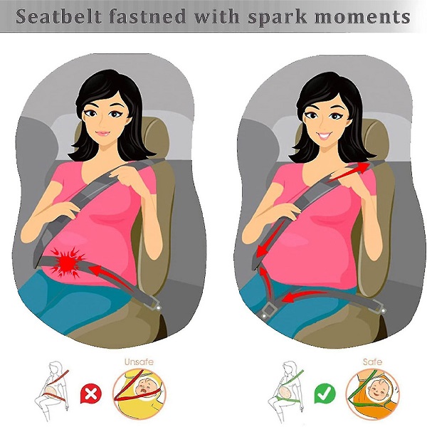 Ζώνη Ασφαλείας για Εγκύους Μαύρη