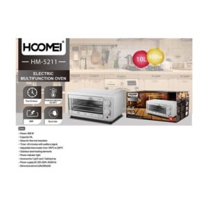 Ηλεκτρικό Φουρνάκι 10lt Χωρίς Εστίες με Αέρα Hoomei HM-5211