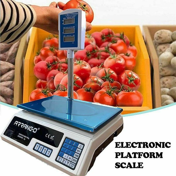 Ζυγαριά Λιανικής Ηλεκτρονική με Κολώνα Arrango με Ικανότητα Ζύγισης 40kg και Υποδιαίρεση 2gr AB57132