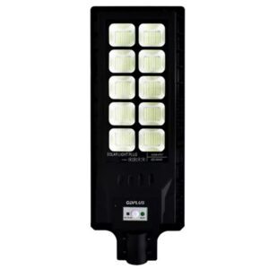 Ηλιακός Προβολέας Δρόμου 400W Λευκού Φωτισμού 6500Κ GDPLUS GD-98400 - Μαύρο