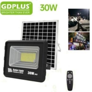Ηλιακός Προβολέας LED 30W με Τηλεχειριστήριο GD-30H