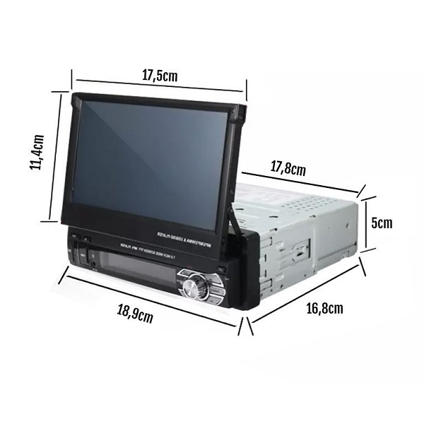 Ηχοσύστημα Αυτοκινήτου 1DIN (Bluetooth/USB/AUX) με Οθόνη 7" Universal FY-9901