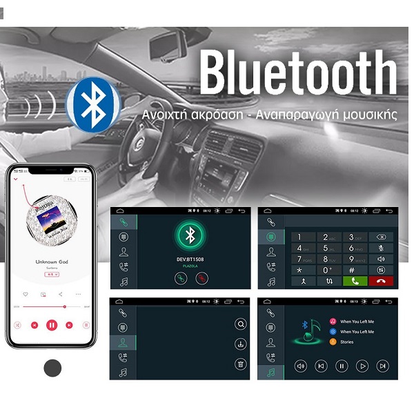 Ηχοσύστημα Αυτοκινήτου 1DIN (Bluetooth/USB/AUX) με Οθόνη 7" Universal FY-9901