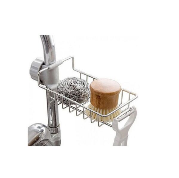 Θήκη για σφουγγάρι Μεταλλικό σε Ασημί Χρώμα