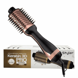 Θερμαινόμενη Βούρτσα Μαλλιών Keratin 3D PRO Στέγνωμα & Μορφοποίηση με Κερατίνη