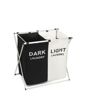 Καλάθι-διαχωρισμού-απλύτων-με-2-σάκους-60x38x68mm.jpg Καλάθι Διαχωρισμού Απλύτων με 2 Σάκους 60x38x68mm CLN-0008