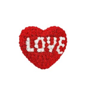 Καρδιά από Τεχνητά Τριαντάφυλλα Love 33cm