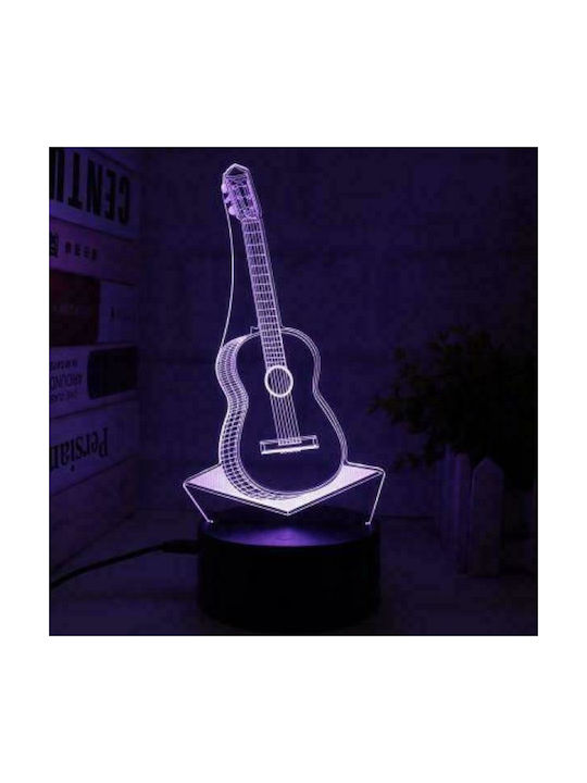 Διακοσμητικό Φωτιστικό 3D Illusion LED Πολύχρωμο 01142