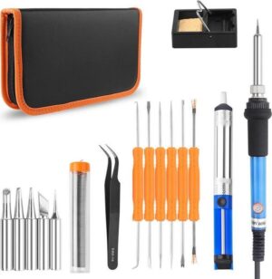 Κολλητήρι Ρεύματος 60W με Ρύθμιση Θερμοκρασίας με Θήκη 501610