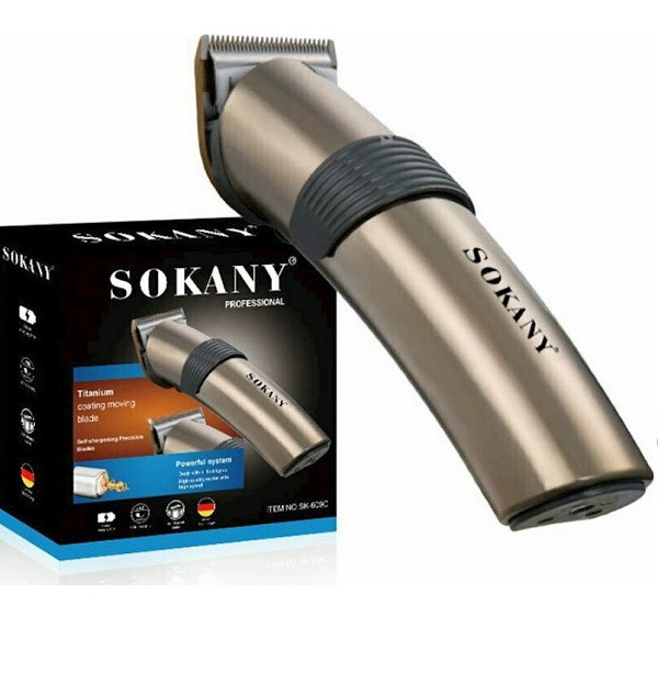 Κουρευτική Μηχανή Επαγγελματική Ρεύματος Χρυσή Sokany