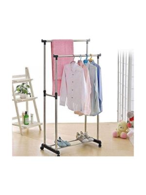 Κρεμάστρα Τροχήλατη Δαπέδου από Μέταλλο TH-1437