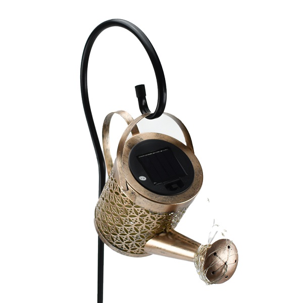 Ποτιστήρι Κρεμαστό Ηλιακό Φωτιστικό με Θερμό Λευκό Φως IP65 JG-037